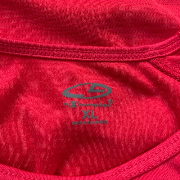 🌺 Champion Workout Exercise Hot Pink Tank Sleeveless Shirt. Size XL. New - Picture 3 of 3